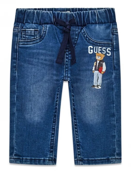 Obrázek produktu Guess Kids Kalhoty z materiálu 183016 Modrá Regular Fit