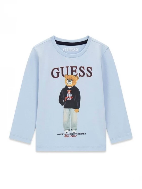 Obrázek produktu Guess Halenka N6YI06 K3794 Světle modrá Regular Fit
