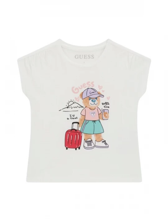 Obrázek produktu GUESS KIDS Tričko 'BATWING SS T-SHIRT' perlově bílá