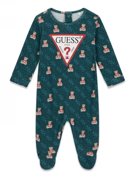 Obrázek produktu Guess Kojenecké dupačky P6BG01 K5978 Tmavě zelená