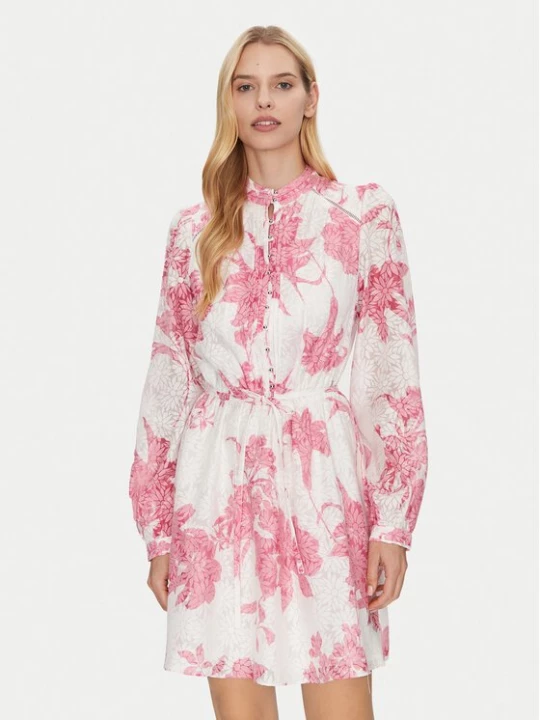 Obrázek produktu Guess Koktejlové šaty W5GK07 WH4K2 Bílá Regular Fit