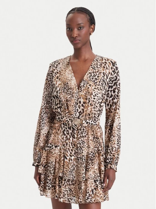Obrázek produktu Guess Koktejlové šaty W6BK42 W4225 Hnědá Regular Fit