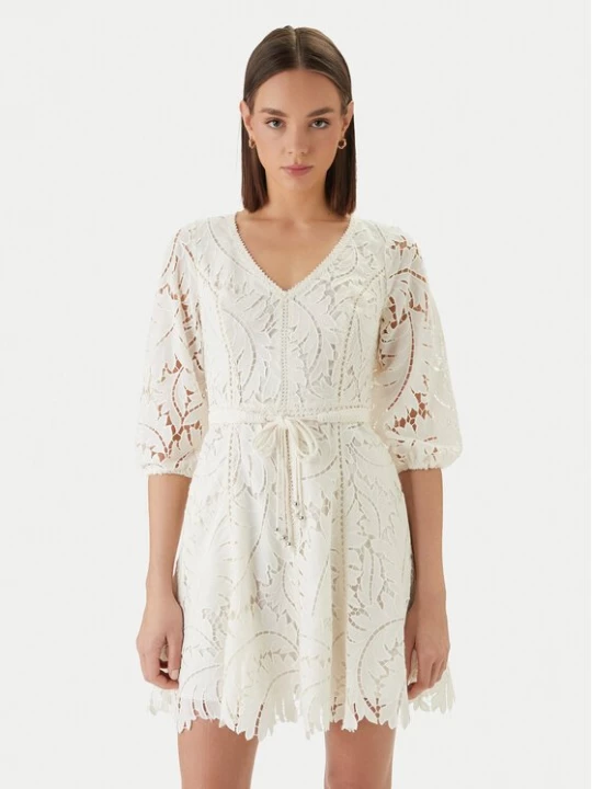 Obrázek produktu Guess Koktejlové šaty W6GK91 W2162 Bílá Classic Fit