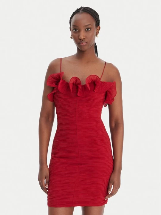 Obrázek produktu Guess Koktejlové šaty W6RK80 WI342 Červená Classic Fit