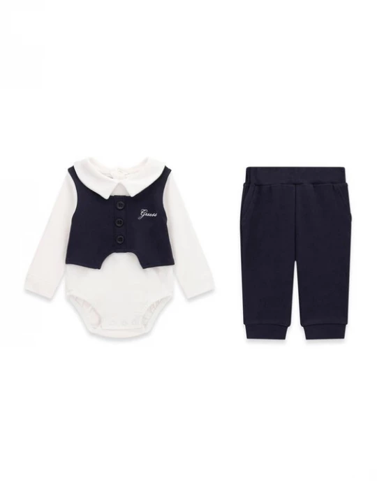 Obrázek produktu Guess Komplet body s kalhotami P6BG09 K5985 Tmavomodrá Regular Fit