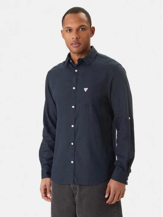 Obrázek produktu Guess Košile F6GH06 WG3L0 Tmavomodrá Regular Fit