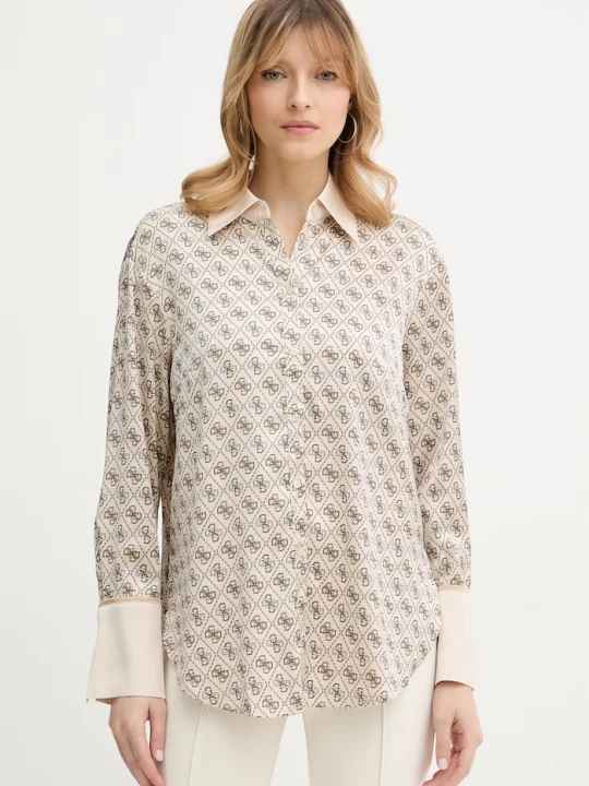 Obrázek produktu Guess Košile Guess ALEXANDRA béžová