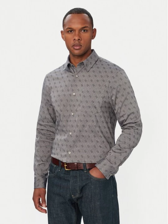 Obrázek produktu Guess Košile M6GH18 W1713 Šedá Regular Fit