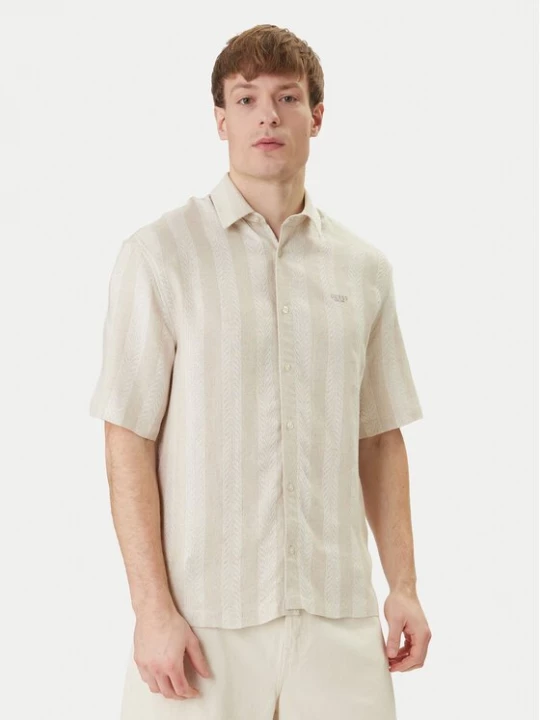 Obrázek produktu Guess Košile M6GH28 W1717 Béžová Regular Fit