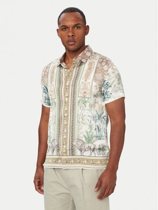 Obrázek produktu Guess Košile M6YH88 W3424 Béžová Regular Fit