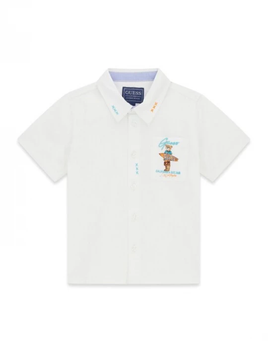 Obrázek produktu Guess Košile N6GH04 WBHQ1 Bílá Regular Fit