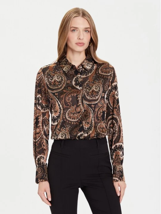 Obrázek produktu Guess Košile W5BH78 W2770 Hnědá Regular Fit