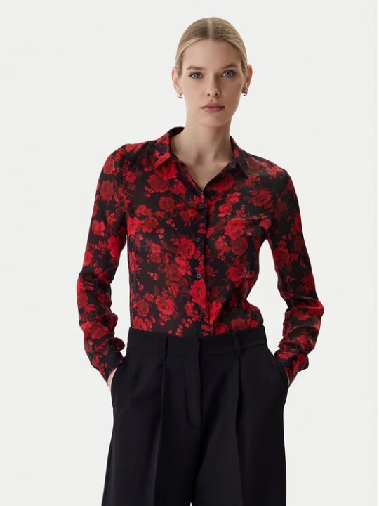 Obrázek produktu Guess Košile W6RH73 WDW82 Červená Regular Fit