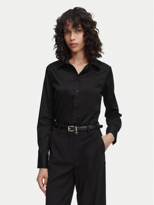 Obrázek produktu Guess Košile W6YH10 W2752 Černá Slim Fit