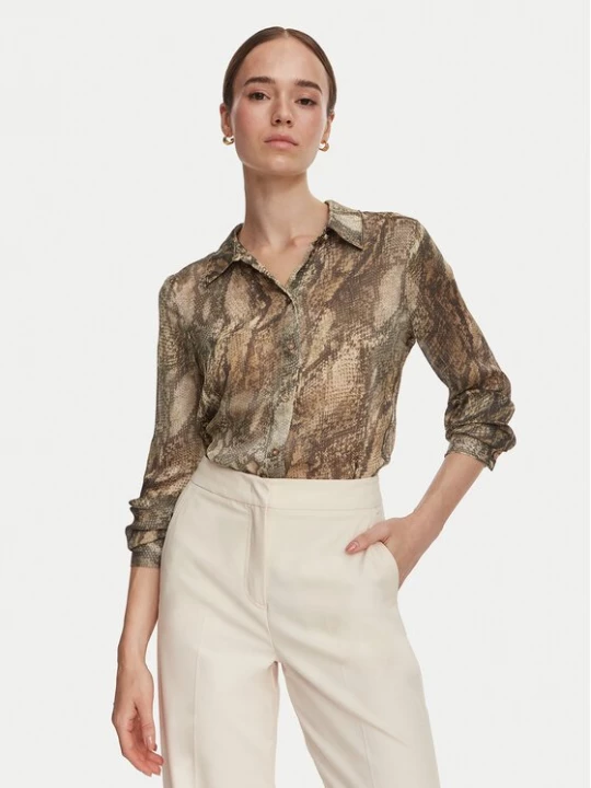 Obrázek produktu Guess Košile W6YH68 W3212 Zelená Regular Fit