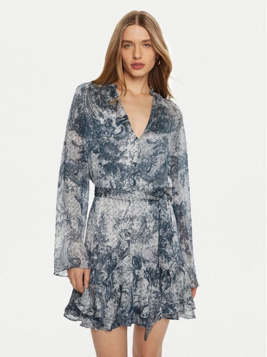 Obrázek produktu Guess Košilové šaty W5RK35 WDW82 Modrá Classic Fit