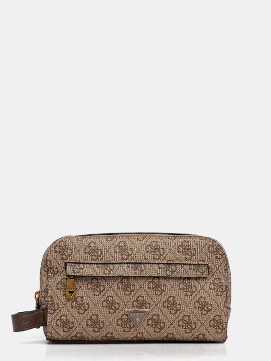 Obrázek produktu Guess Kosmetická taška Guess MILANO béžová