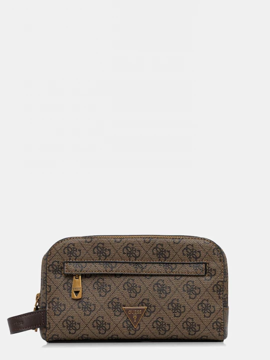 Obrázek produktu Guess Kosmetická taška Guess MILANO hnědá