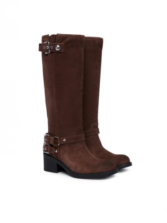 Obrázek produktu Guess Kozačky FLTMAT SUE11 Hnědá