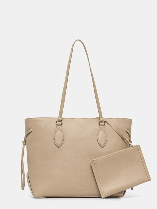 Obrázek produktu Guess Kožená kabelka Guess FLORENCE béžová