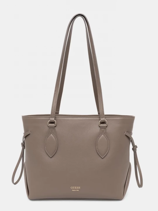 Obrázek produktu Guess Kožená kabelka Guess FLORENCE hnědá