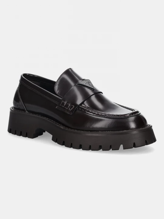 Obrázek produktu Guess Kožené mokasíny Guess GORIZIA III hnědá