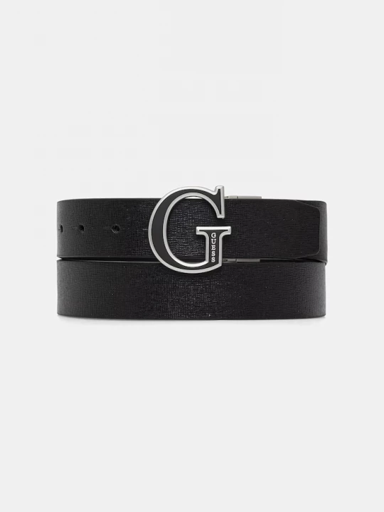 Obrázek produktu Guess Kožený pásek Guess černá