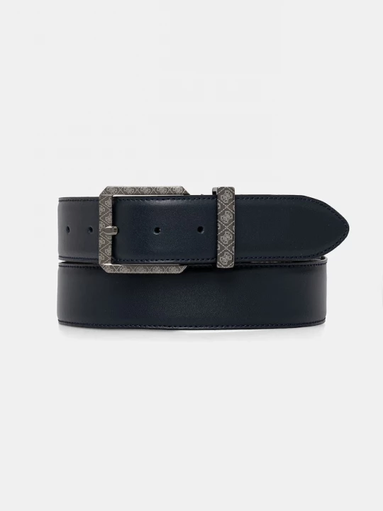 Obrázek produktu Guess Kožený pásek Guess námořnická modř