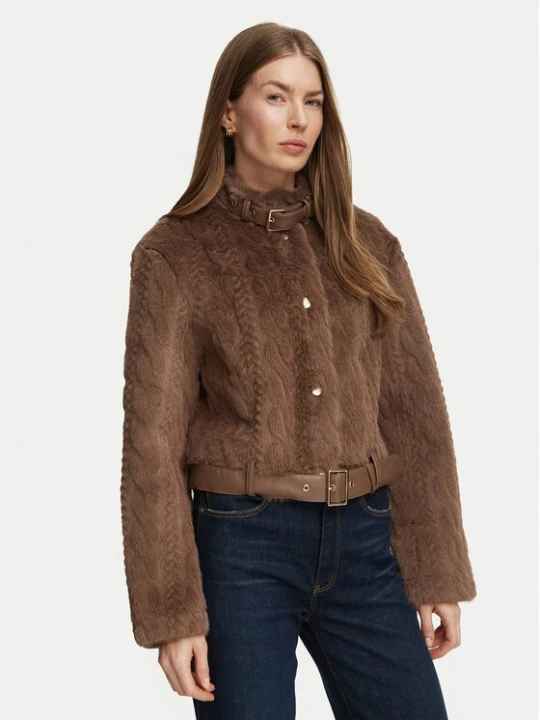 Obrázek produktu Guess Kožešina W6BL78 W4736 Hnědá Regular Fit