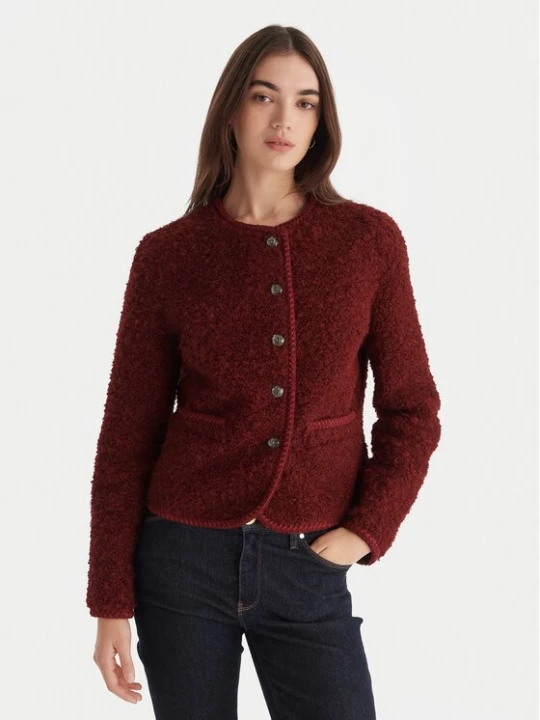 Obrázek produktu Guess Kožich W5BL69 W3860 Bordó Regular Fit