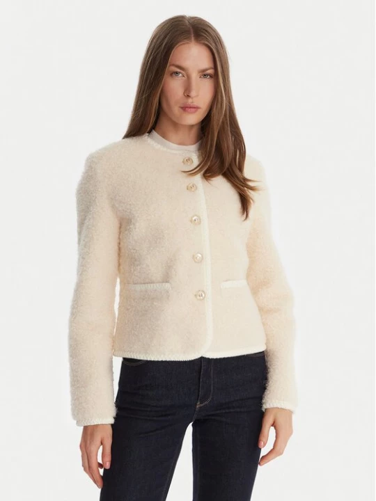Obrázek produktu Guess Kožich W5BL69 W3860 Écru Regular Fit Krémová