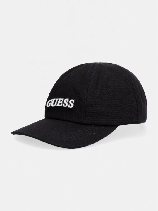 Obrázek produktu Guess kšiltovka dámská bavlněná GABARDINE černá