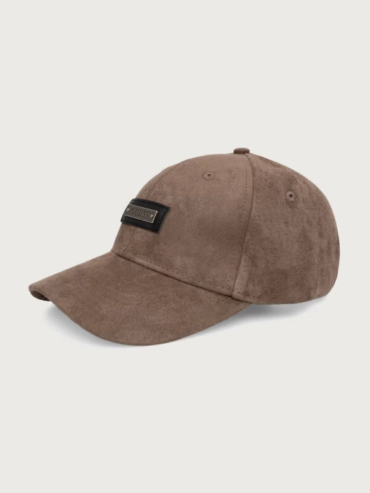 Obrázek produktu Guess kšiltovka pánská z imitace semiše hnědá