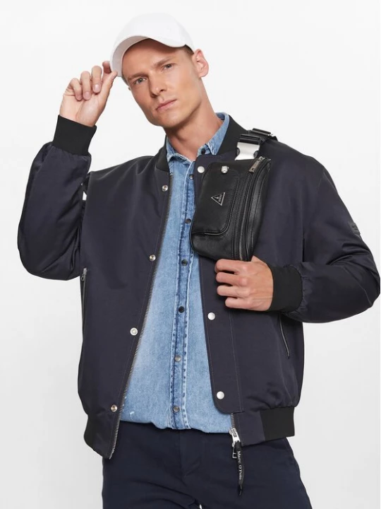 Obrázek produktu Guess Ledvinka Certosa Saffiano Smart Mini Bags HMECSA P3332 Černá