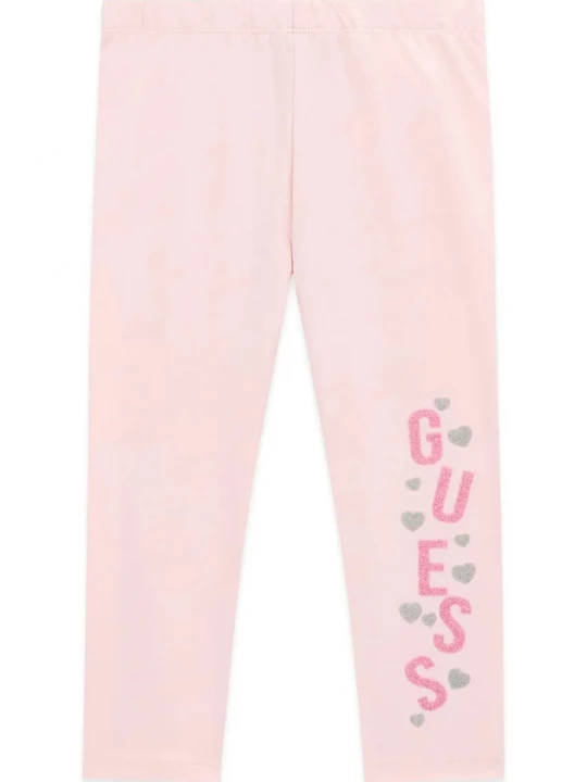 Obrázek produktu Guess legíny dětské bavlněné s elastanem růžová