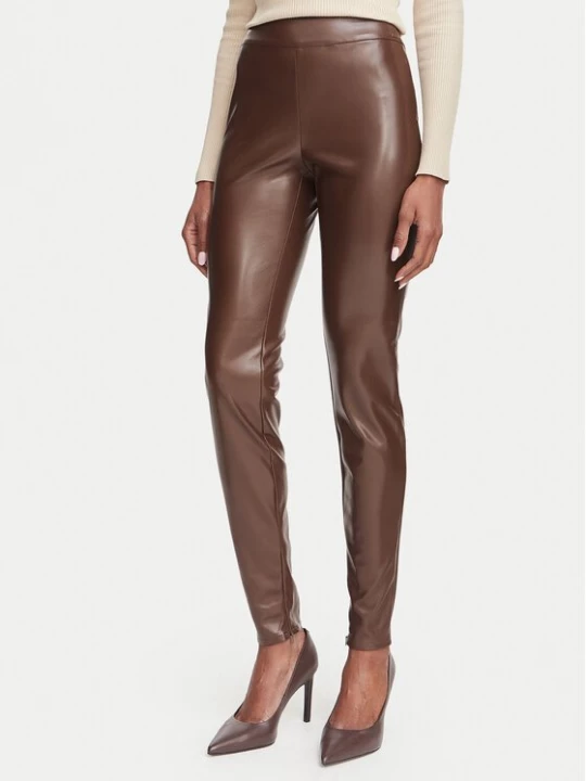 Obrázek produktu Guess Legíny W4BB18 WGIK0 Khaki Slim Fit Hnědá