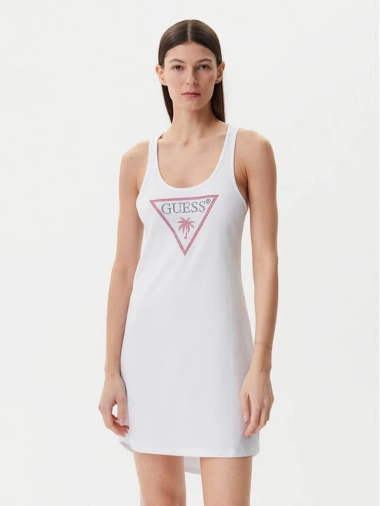 Obrázek produktu Guess Letní šaty E5GP01 I3Z14 Bílá Regular Fit