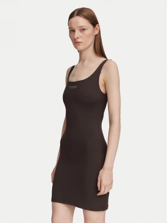 Obrázek produktu Guess Letní šaty V6YK07 K4711 Tmavě hnědá Slim Fit