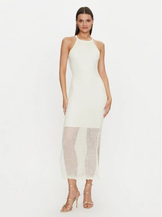 Obrázek produktu Guess Letní šaty W4YK50 Z37G0 Écru Regular Fit Krémová