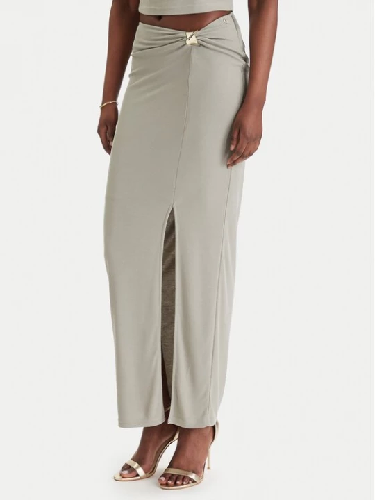 Obrázek produktu Guess Maxi sukně W6GD15 K2936 Khaki Slim Fit