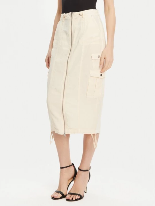 Obrázek produktu Guess Midi sukně W5GD1H WG8N0 Béžová Regular Fit