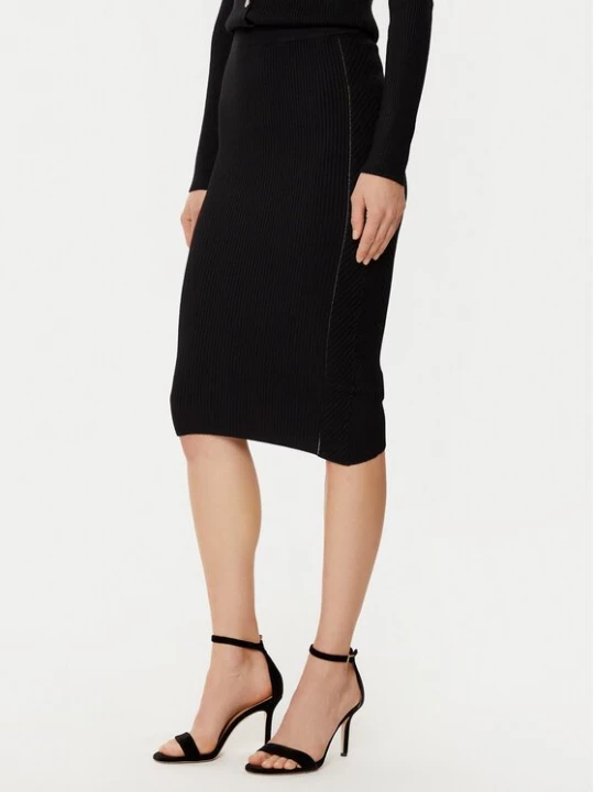 Obrázek produktu Guess Midi sukně W5RD15 Z2V62 Černá Slim Fit