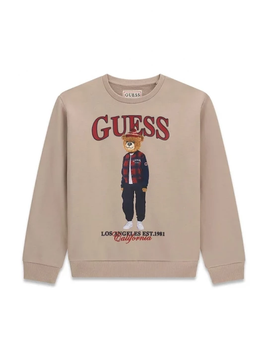Obrázek produktu Guess mikina dětská bavlněná béžová