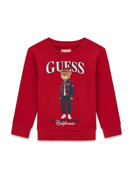 Obrázek produktu Guess mikina dětská bavlněná červená