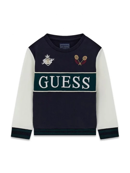 Obrázek produktu Guess mikina dětská bavlněná námořnická modř