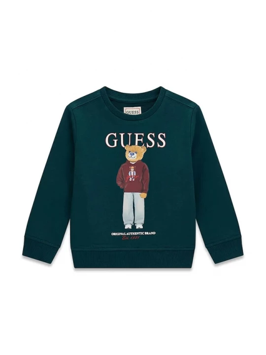 Obrázek produktu Guess mikina dětská bavlněná zelená