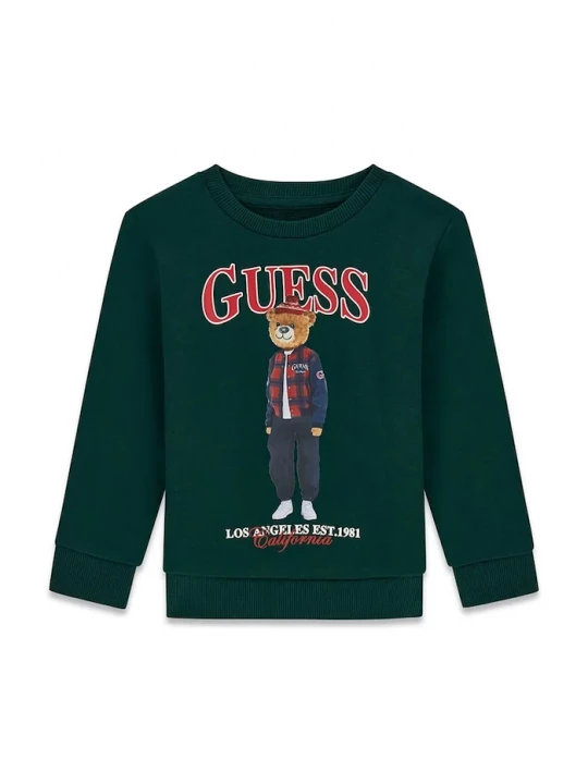 Obrázek produktu Guess mikina dětská bavlněná zelená