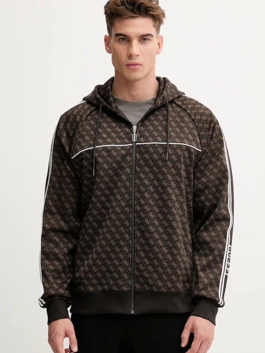 Obrázek produktu Guess Mikina Guess PARIMO hnědá