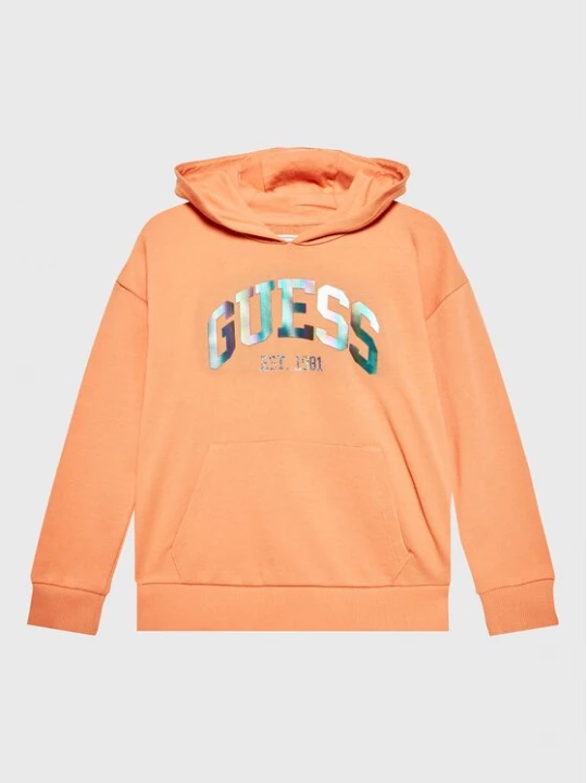 Obrázek produktu Guess Mikina J3RQ01 KA6R0 Oranžová Regular Fit