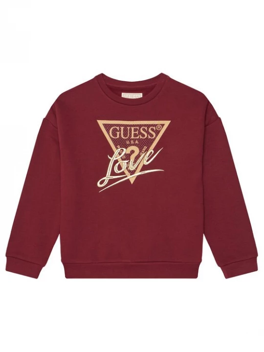 Obrázek produktu Guess Mikina J5BQ04 KAV34 Červená Relaxed Fit